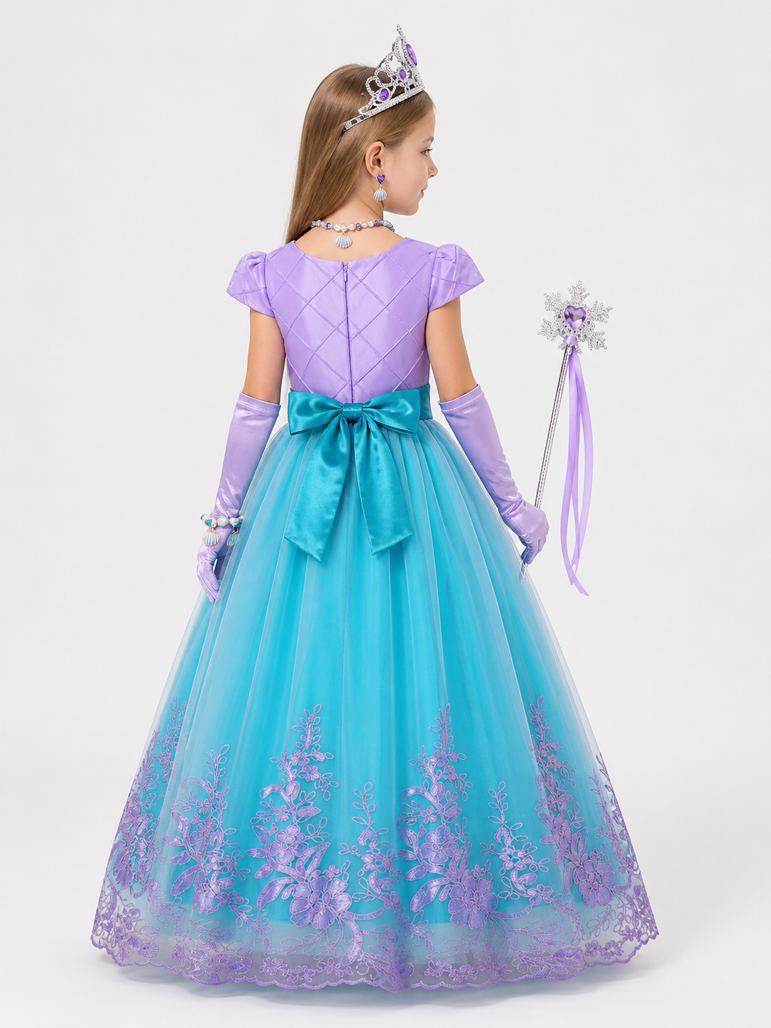 Mermaid Costume for Halloween and Cosplay back view