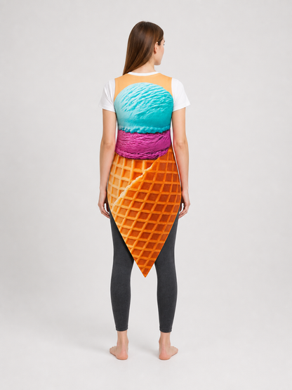 Ice Cream Cone Costume for Parties