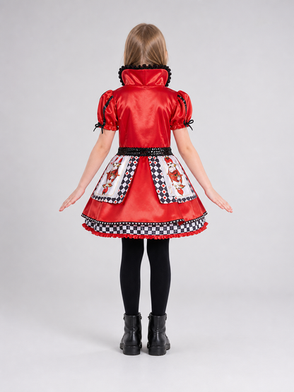 Red Queen Costume with Crown