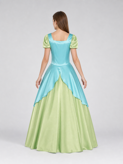 Cinderella Cosplay Costume: Dress with Bow and Headband