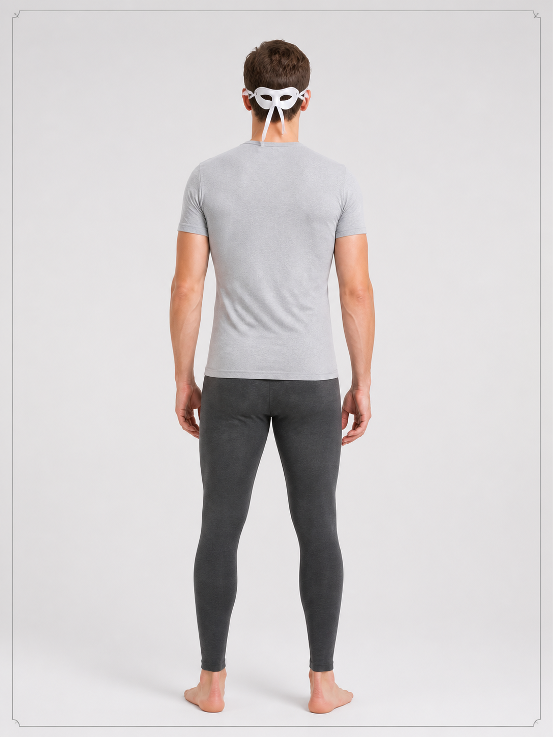 White Carnival Half Mask for Halloween