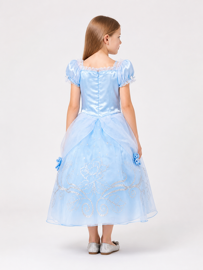 Princess Costume Dress for Halloween and Cosplay back view