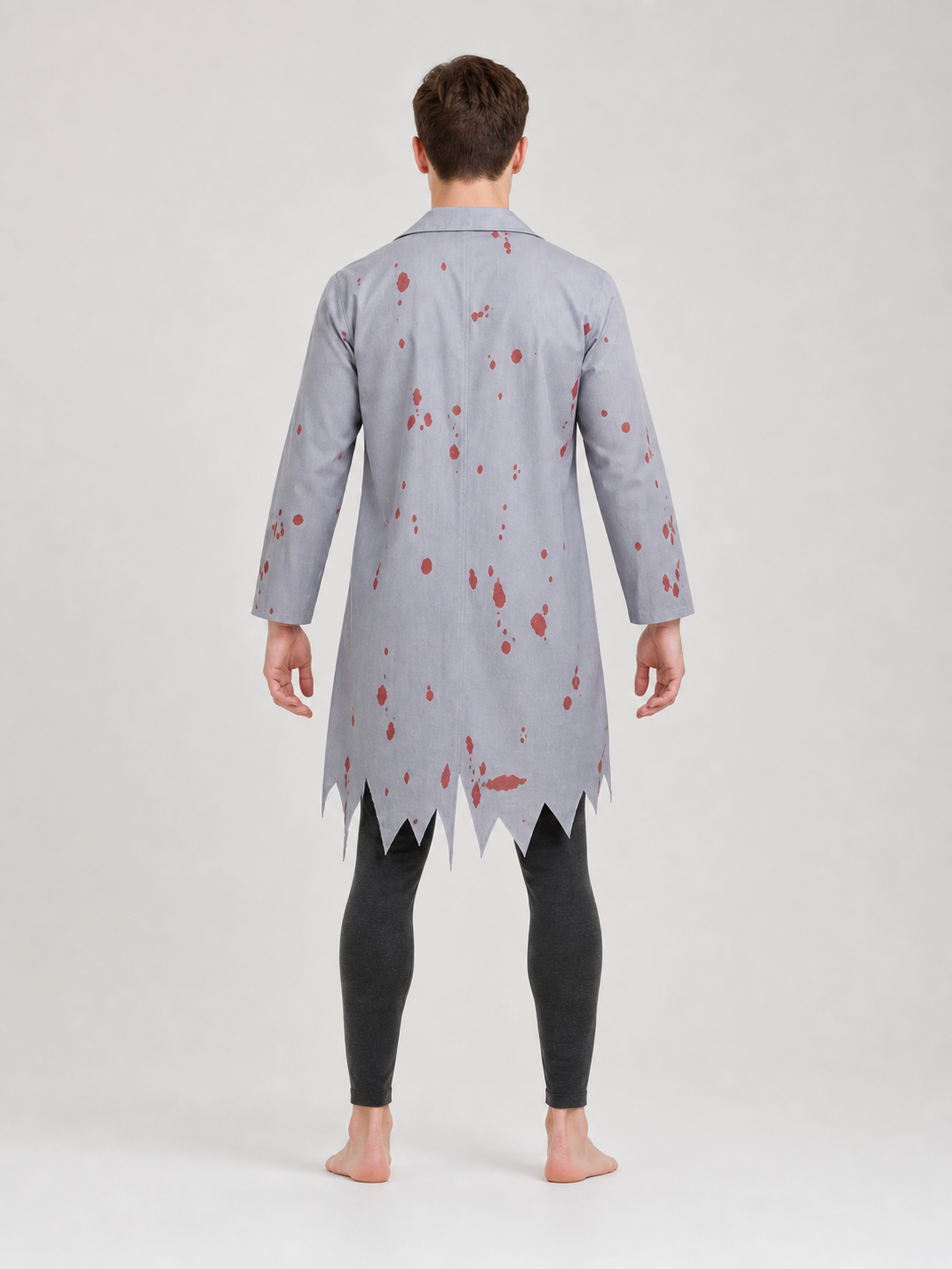 Doctor Costume with Blood Stains and Knife