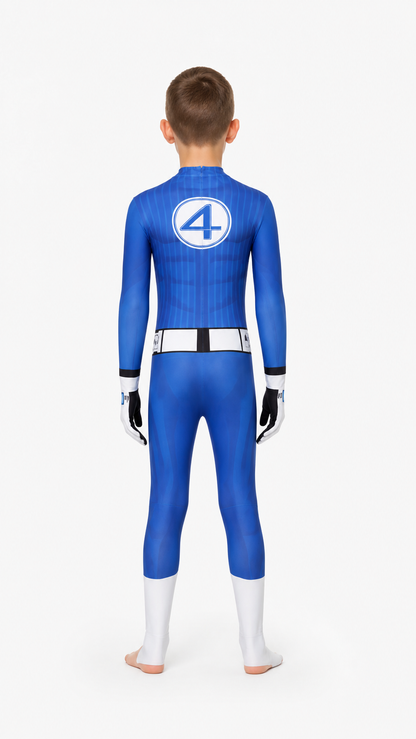 Fantastic Four Jumpsuit for Halloween and Cosplay back view