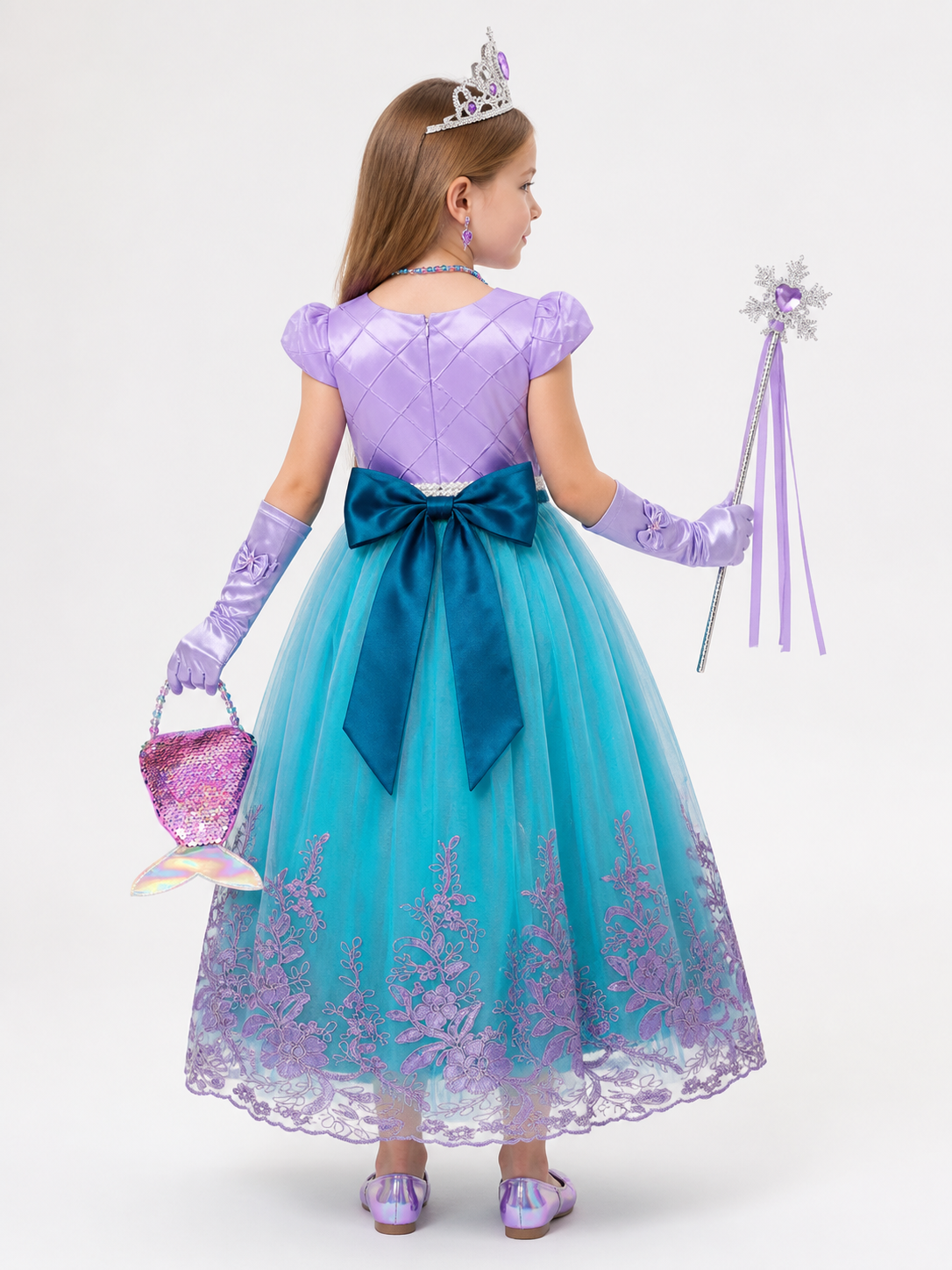 Mermaid Costume for Halloween and Cosplay back view