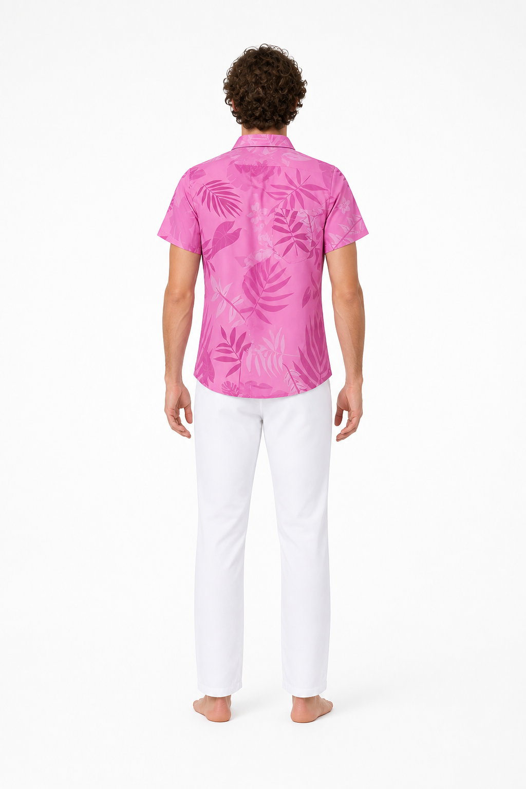 Children's Stage Costume: Shirt, Pants, and Tie back view