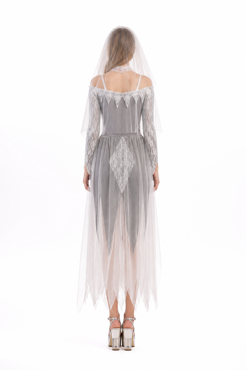 Halloween Costume: Dress and Veil