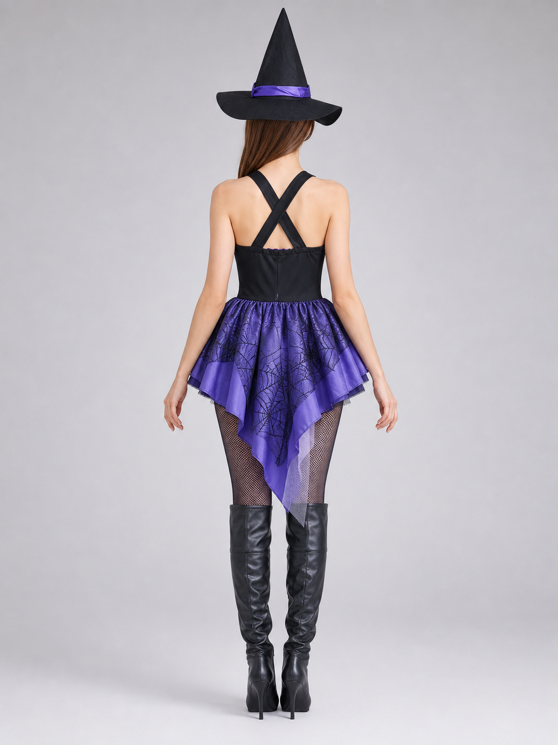 Halloween Costume with Hat and Full Skirt