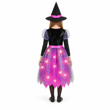 Carnival Costume with Hat and Broom, Dress