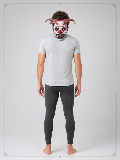 Scary Carnival Mask, Horned Clown