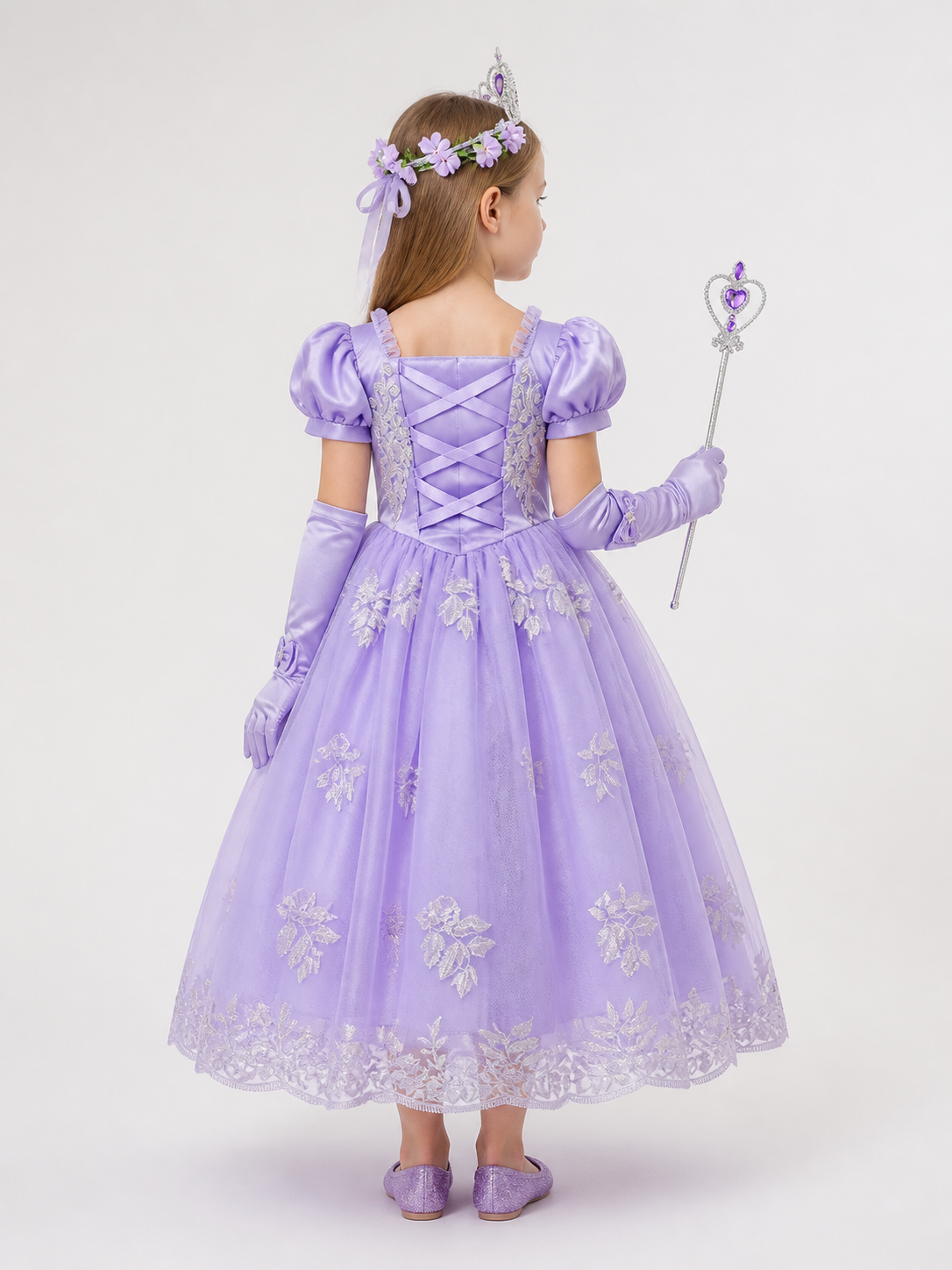 Princess Costume for Halloween and Cosplay back view