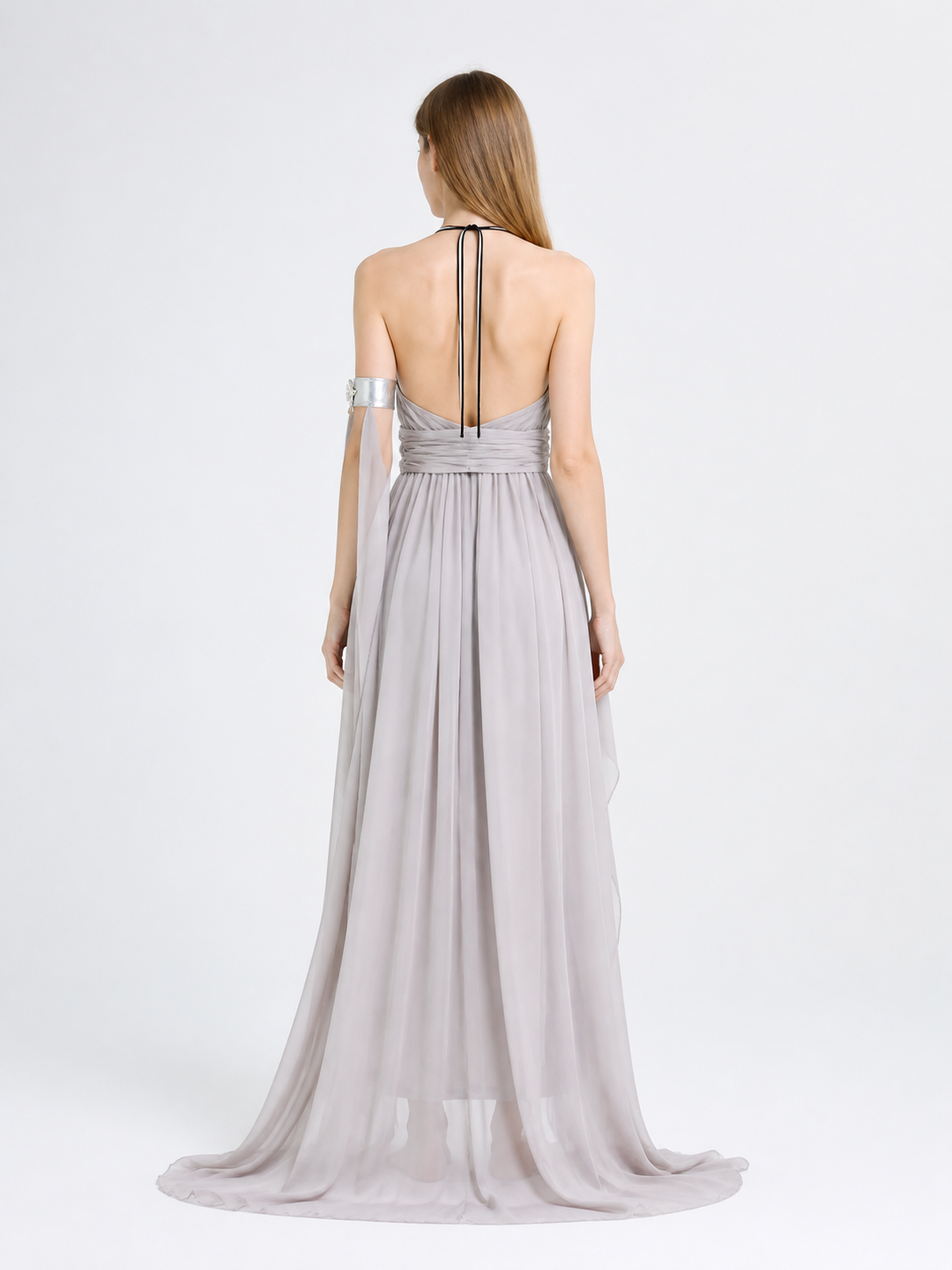 Game of Thrones Daenerys Cosplay Dress with Train back view