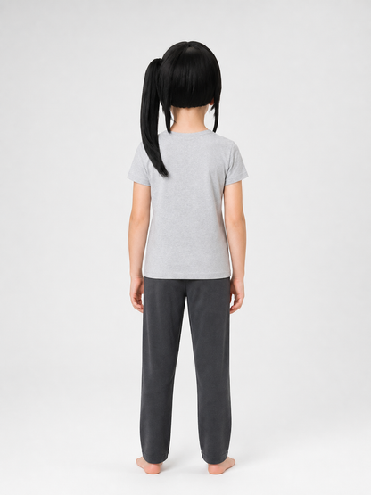 Long Black Carnival Wig with a High Ponytail back view
