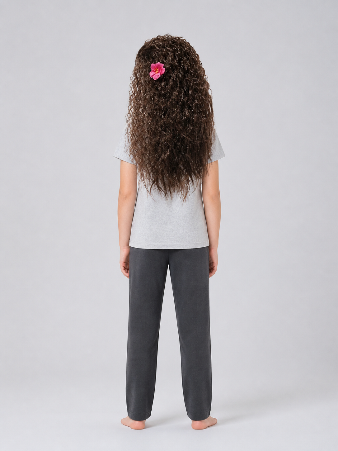 Dark Brown Carnival Wig for Halloween and Cosplay back view