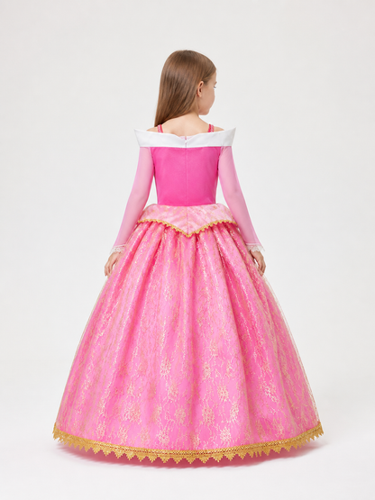Princess Costume Dress for Halloween and Cosplay back view