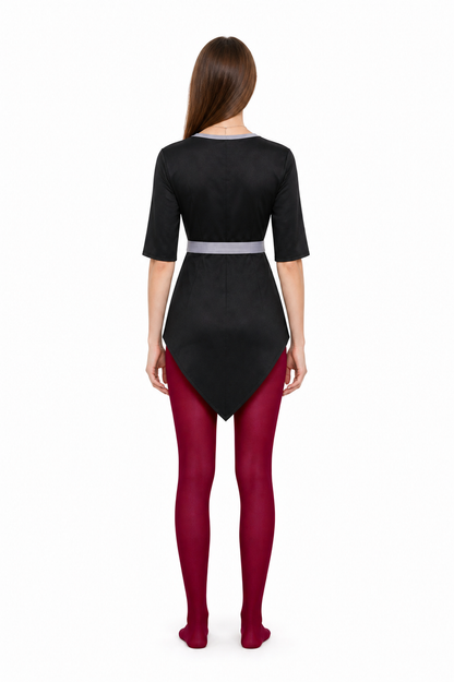 Amity Cosplay Costume, Set with Belt and Pendant back view