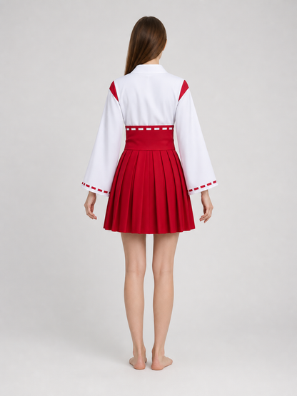 Silent Hill Red and White Cosplay Dress with Belt