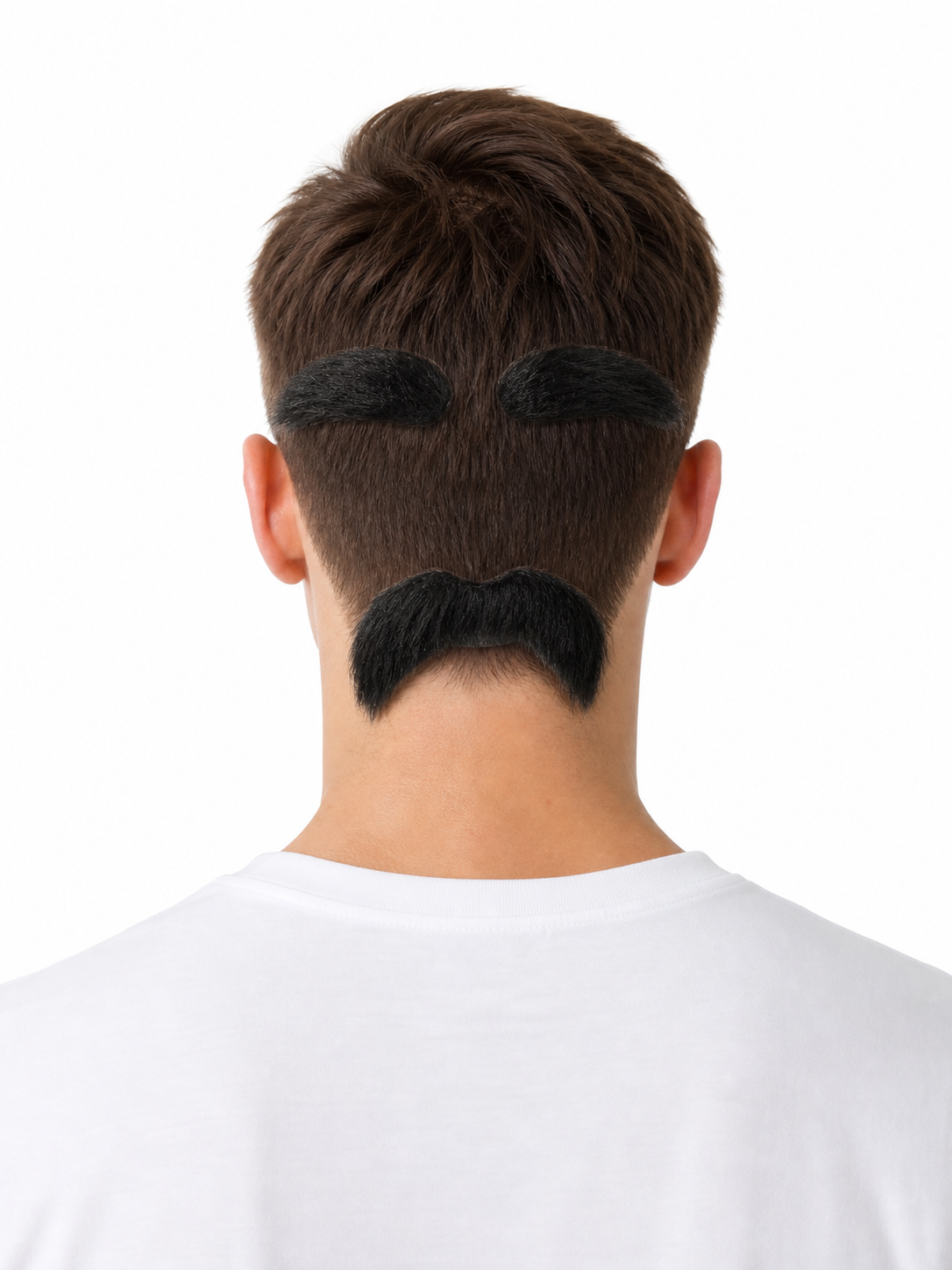 Black Fake Beard and Eyebrows for Masquerade