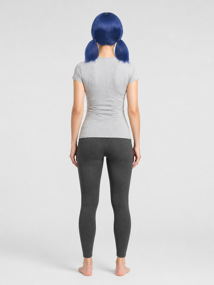 Dark Blue Carnival Wig with Two Ponytails for Cosplay
