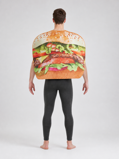 Hamburger Costume for Halloween, Parties, and Stage Performances