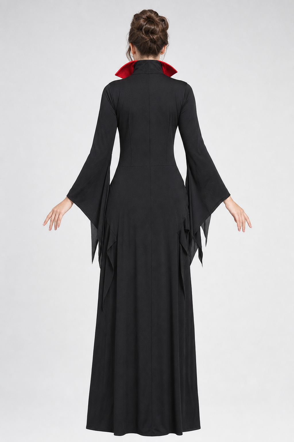 Carnival Cosplay Dress with Red and Black Details