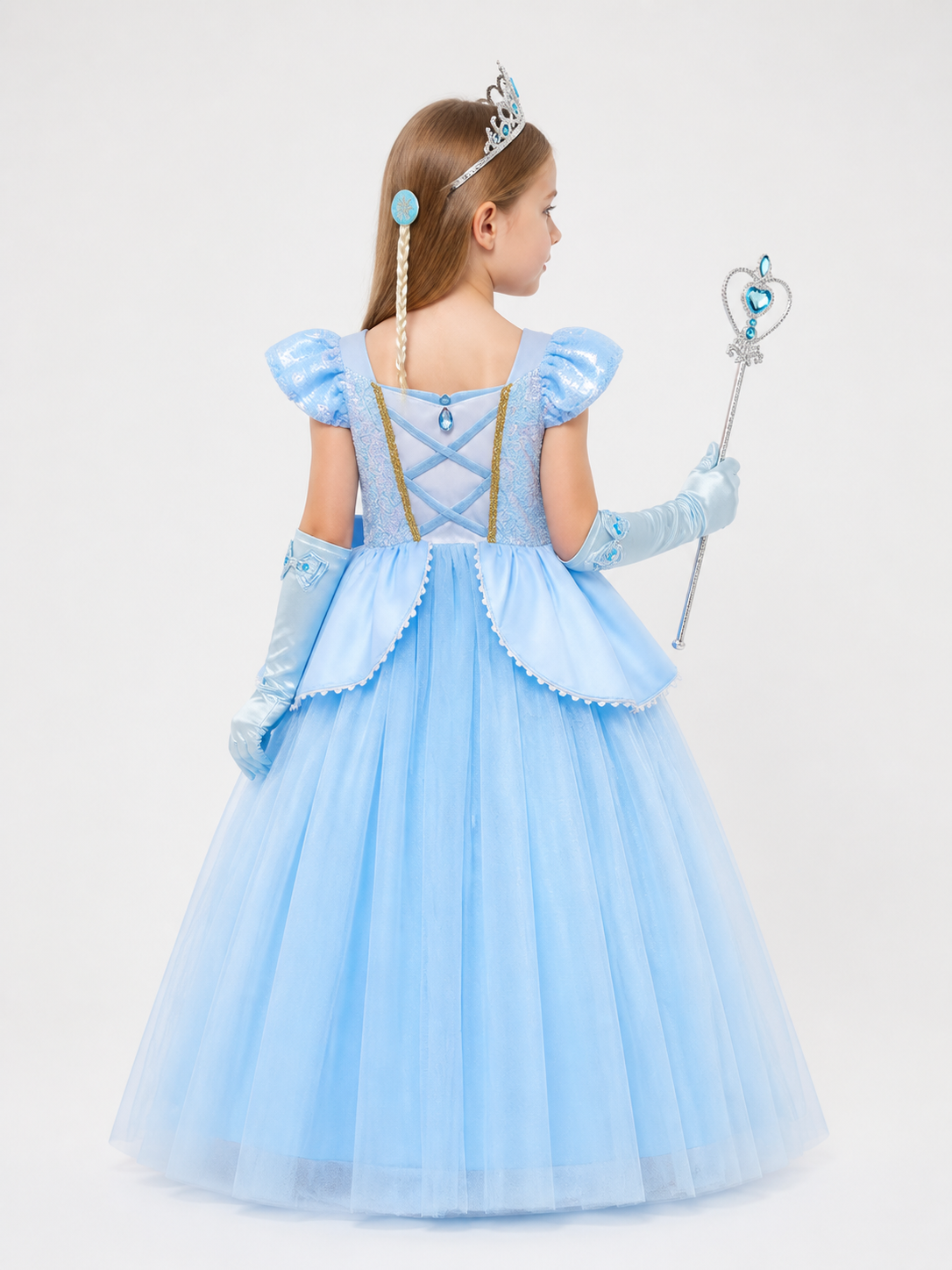 Princess Costume for Halloween and Cosplay back view