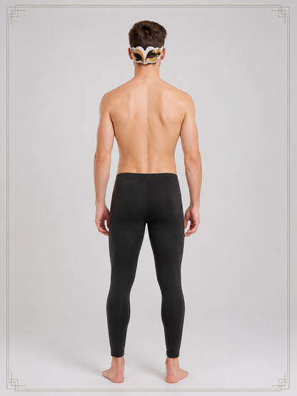 White and Gold Carnival Mask for Halloween and Cosplay