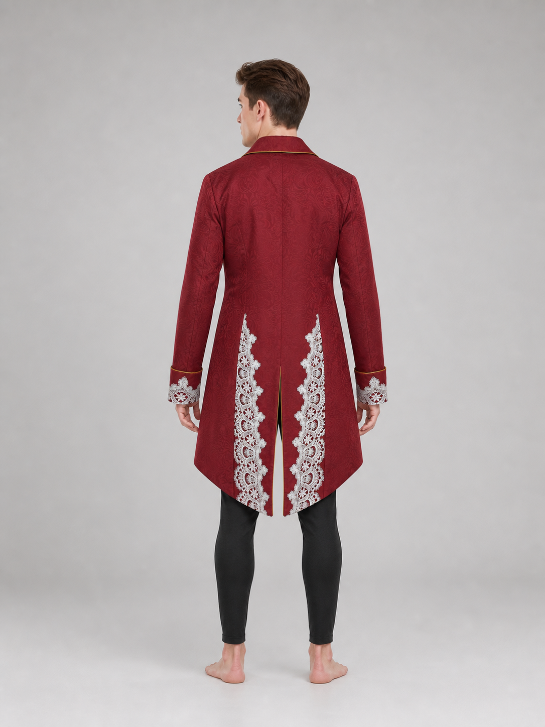 Long Gothic Victorian-Style Tailcoat