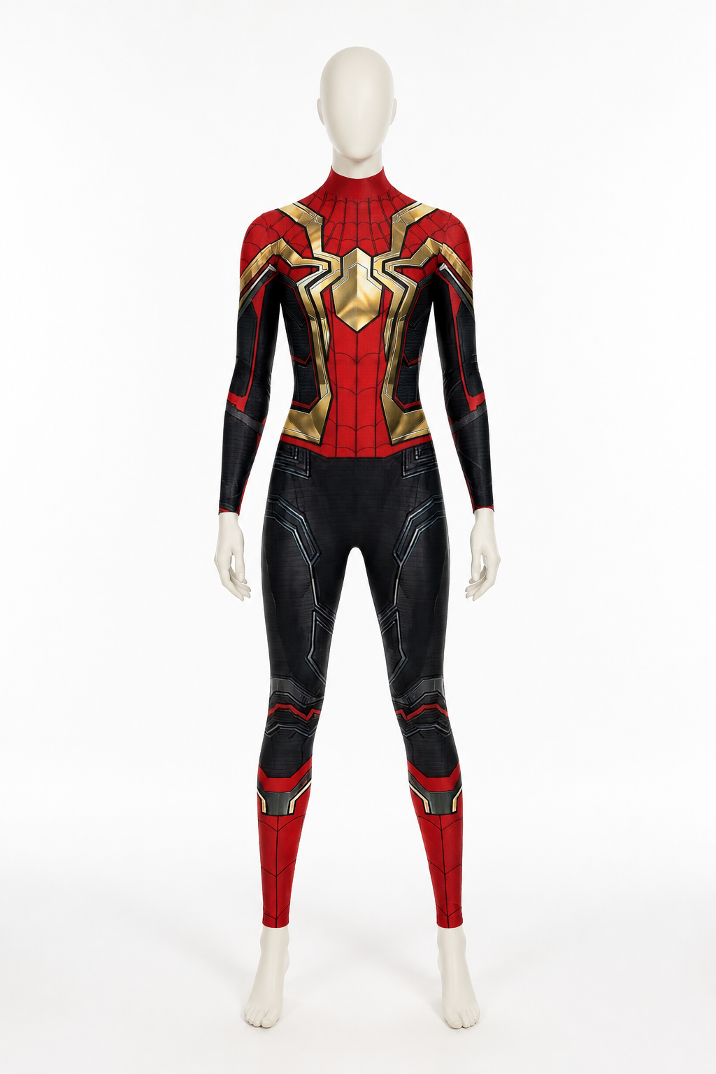 Spider-Man Cosplay Jumpsuit for Halloween back view