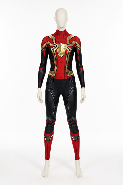 Spider-Man Cosplay Jumpsuit for Halloween back view