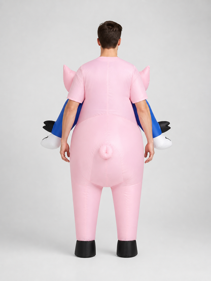 Inflatable Pig Costume for Parties and Halloween