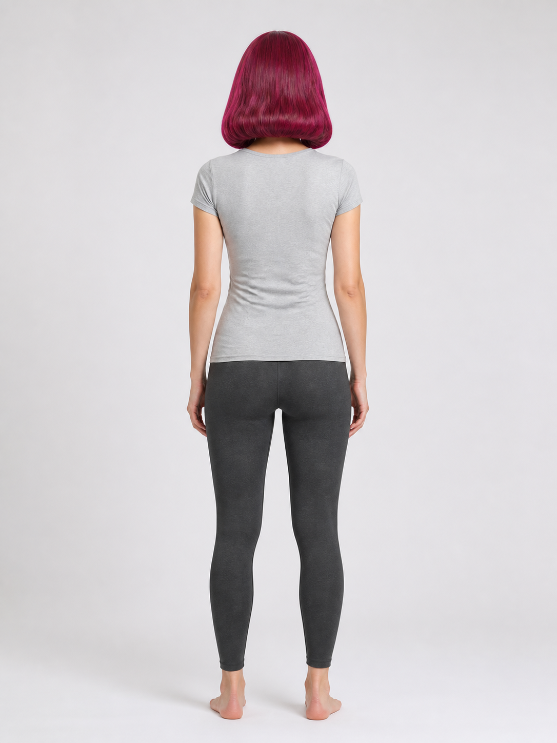 Gradient Bob Wig for Halloween and Cosplay back view