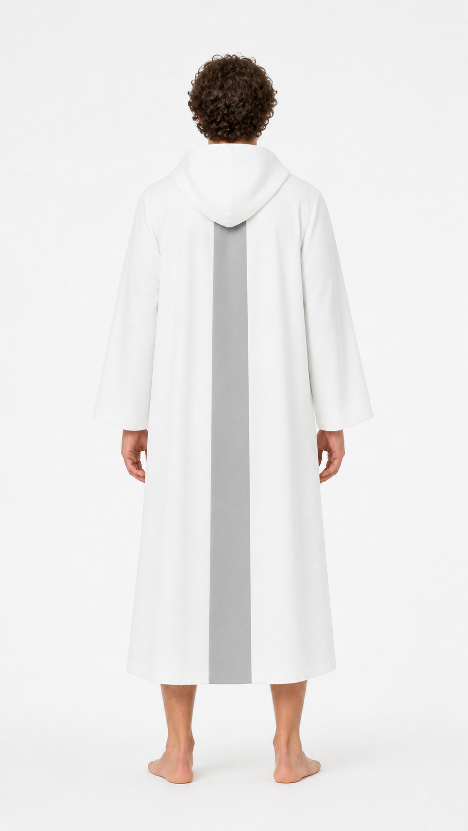 Star Wars White Hooded Stormtrooper Costume back view