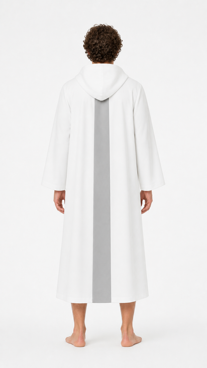 Star Wars White Hooded Stormtrooper Costume back view