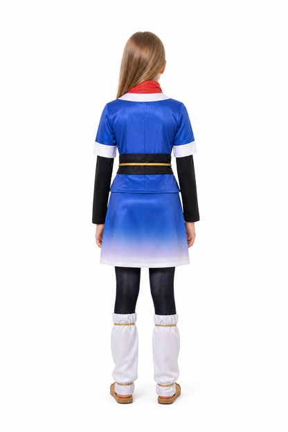 Pokémon Legends: Arceus Cosplay Costume with Belt back view