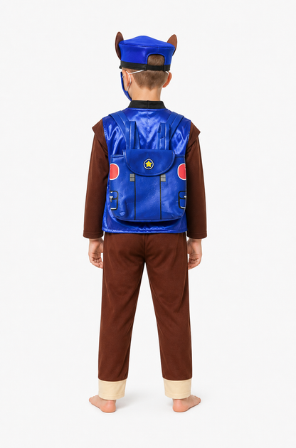 Children’s Chase Costume from PAW Patrol back view