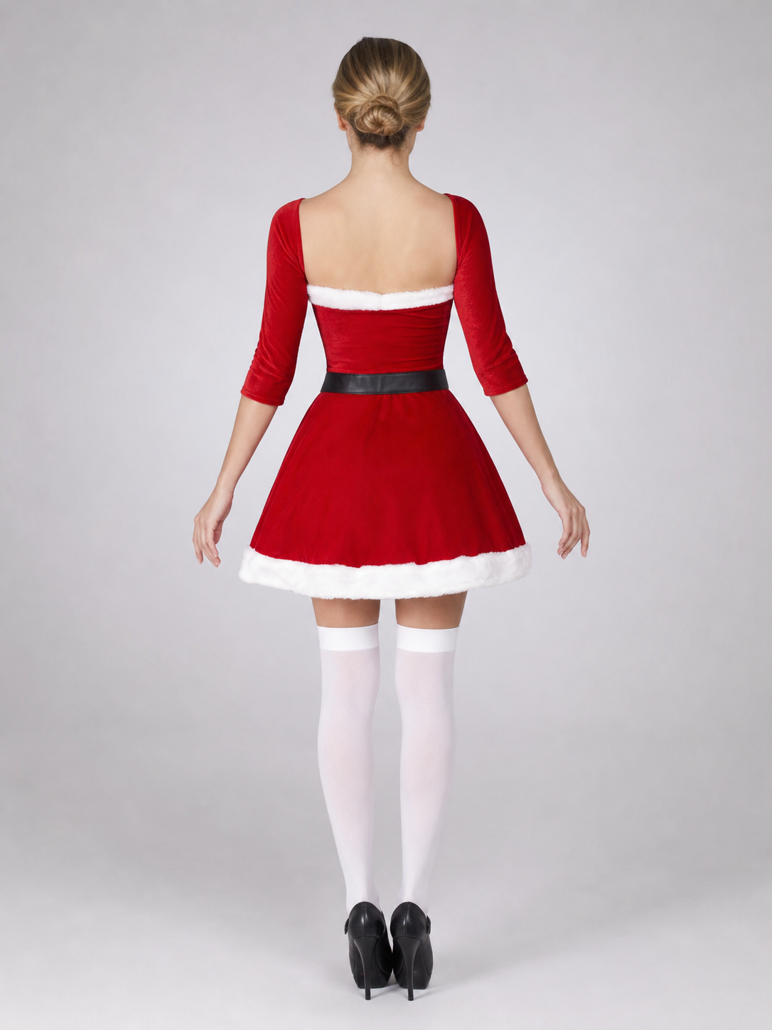 Christmas Costume: Red Dress with Belt