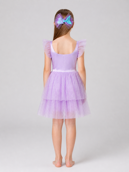 Mermaid Bow Carnival Headpiece for Halloween back view