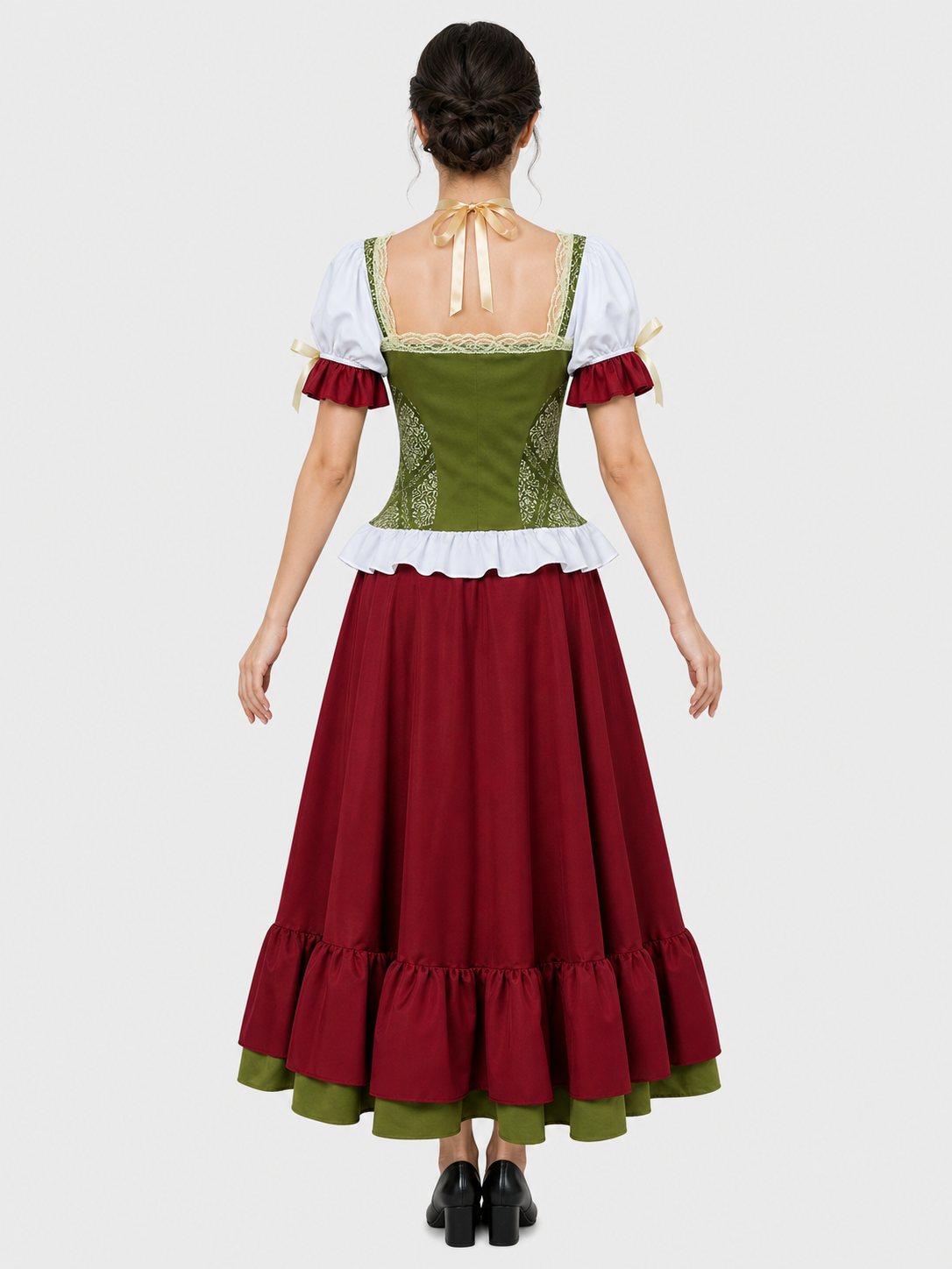 Costume with a Corsage, Blouse, and Long Skirt