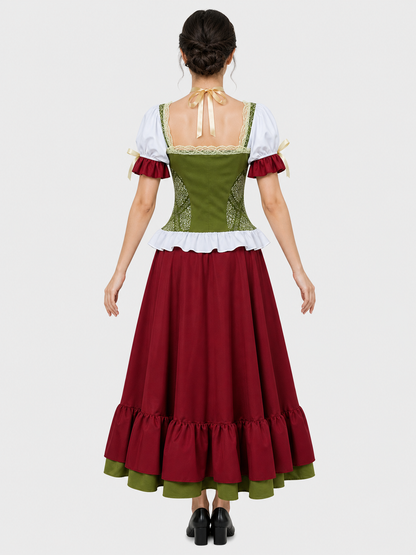 Costume with a Corsage, Blouse, and Long Skirt