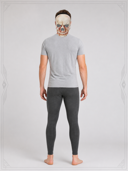 Halloween Skull Carnival Mask back view