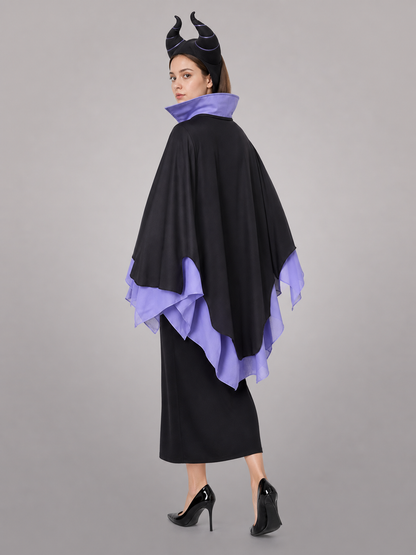 Black Witch Cosplay Carnival Cloak