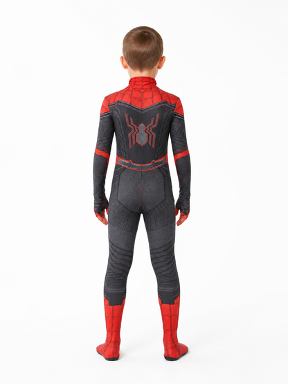 Children’s Spider-Man Costume with Mask for Halloween back view