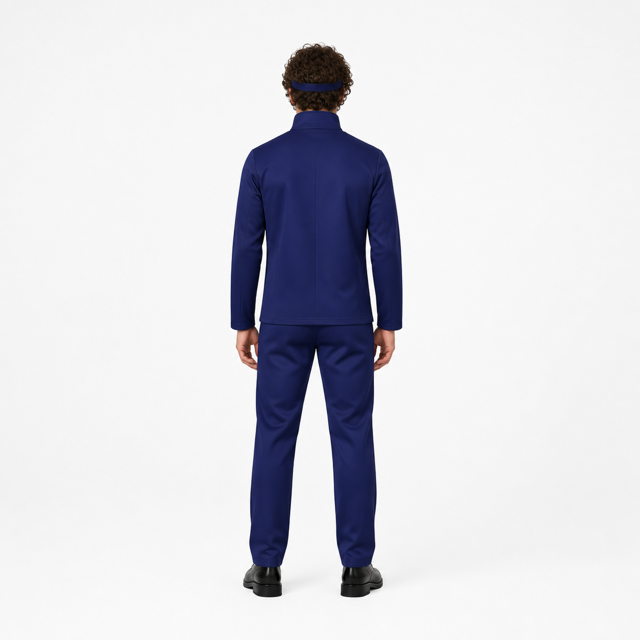 Gojo Satoru Cosplay Costume with Blindfold and Pants back view