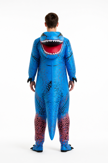 Inflatable Tyrannosaurus Costume for Halloween back view