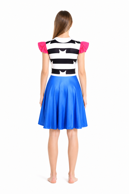 Gabby's Costume Dress with a Full Skirt back view