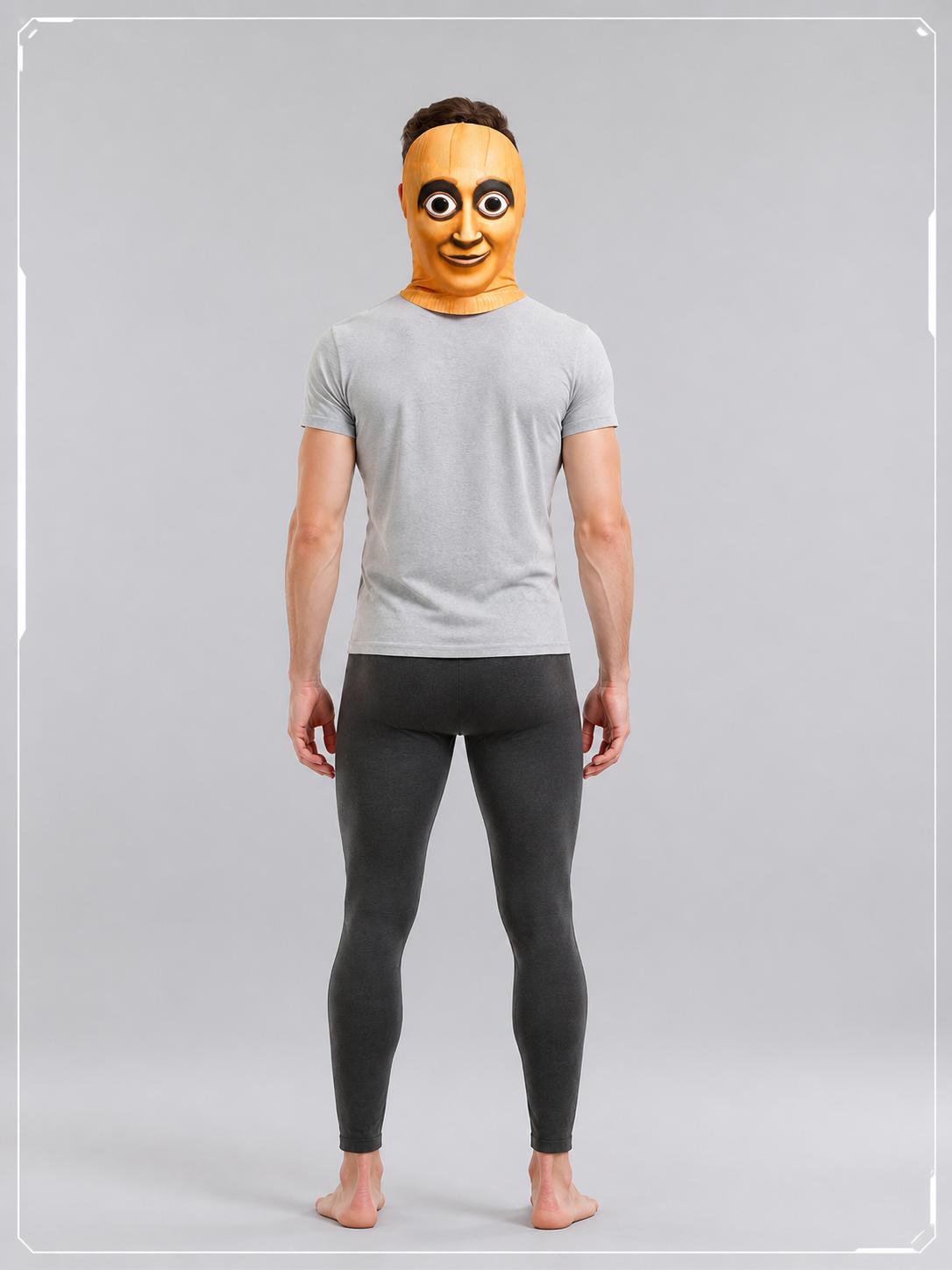 Realistic Carnival Mask for Halloween and Cosplay back view