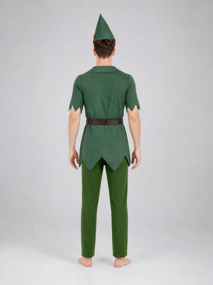 Peter Pan Cosplay Costume with Hat and Belt