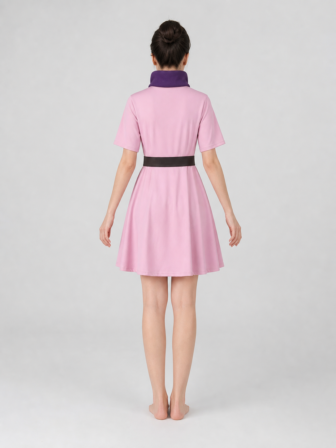 Bulma Dragon Ball Z Cosplay Costume, Pink Dress