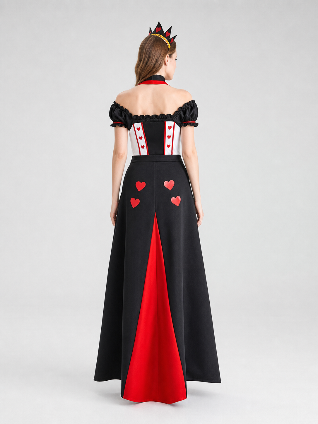 Playing Card Costume with Crown for Cosplay and Performances